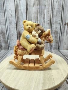 Cherished Teddies 662046 Homer And Friend Rocking Horse 1999 Enesco Figurine